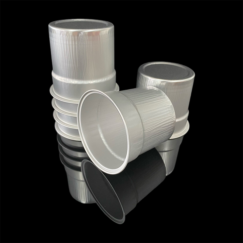 Wholesale Disposable Thickened Household Aluminum Foil Cup 270ML Beer Cup Simple Silver Aluminum Foil Container Aluminum Plastic Cup Manufacturer