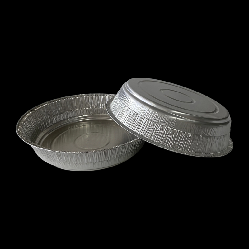 Manufacturers Wholesale 4300ml Capacity Aluminum Foil Box Disposable Round Thickened Takeaway Package Pre-Prepared Dishes Grilled Fish Aluminum Foil Lunch Box