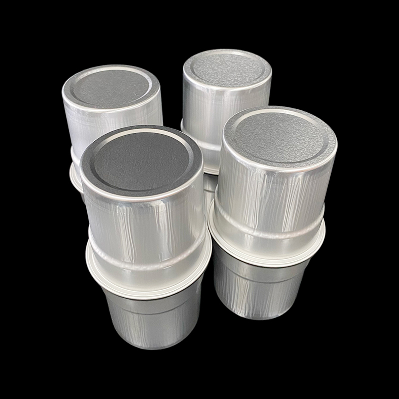 Wholesale Disposable Thickened Household Aluminum Foil Cup 270ML Beer Cup Simple Silver Aluminum Foil Container Aluminum Plastic Cup Manufacturer