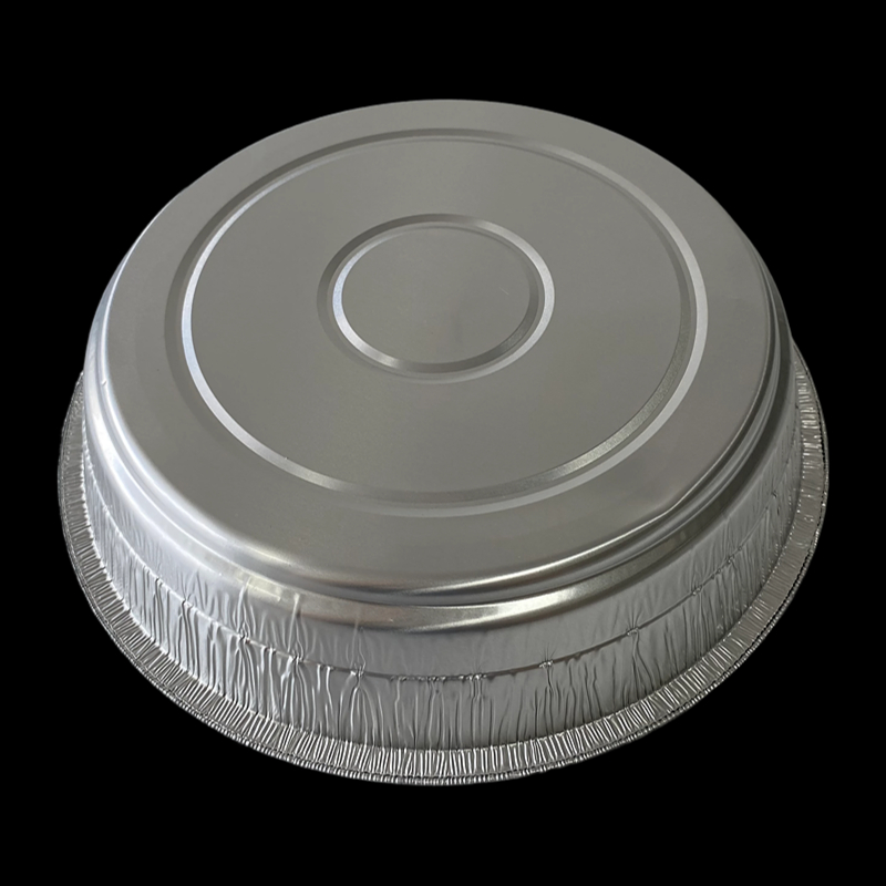 Manufacturers Wholesale 4300ml Capacity Aluminum Foil Box Disposable Round Thickened Takeaway Package Pre-Prepared Dishes Grilled Fish Aluminum Foil Lunch Box