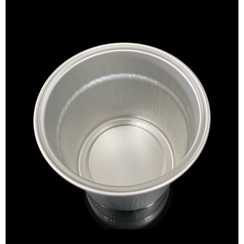 Wholesale Disposable Thickened Household Aluminum Foil Cup 270ML Beer Cup Simple Silver Aluminum Foil Container Aluminum Plastic Cup Manufacturer