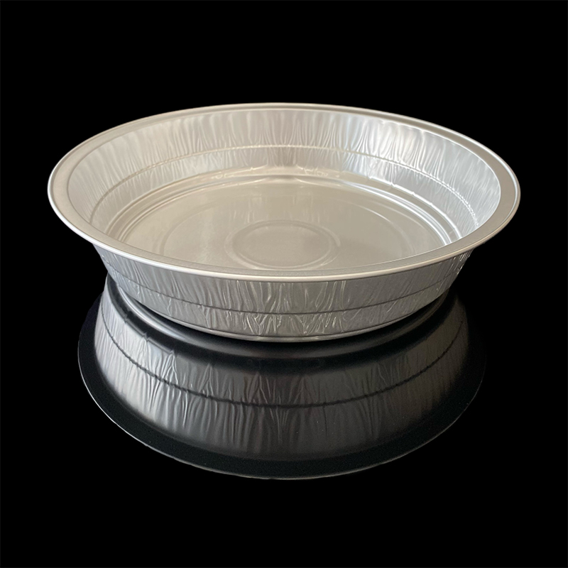 Manufacturers Wholesale 4300ml Capacity Aluminum Foil Box Disposable Round Thickened Takeaway Package Pre-Prepared Dishes Grilled Fish Aluminum Foil Lunch Box