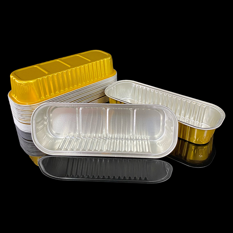 Baking Series Cheese Durian Aluminum Foil Lunch Box Disposable Takeaway Packaging Box For Air Fryer Manufacturers Wholesale